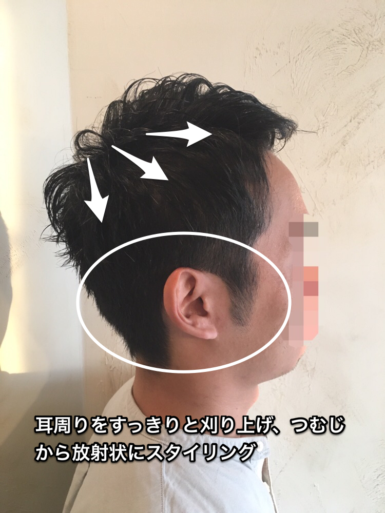 5歳若く見せるメンズ髪型のスタイリング方法 薄毛対策に特化した完全個室のメンズ美容室 シェアオム 香川県高松市