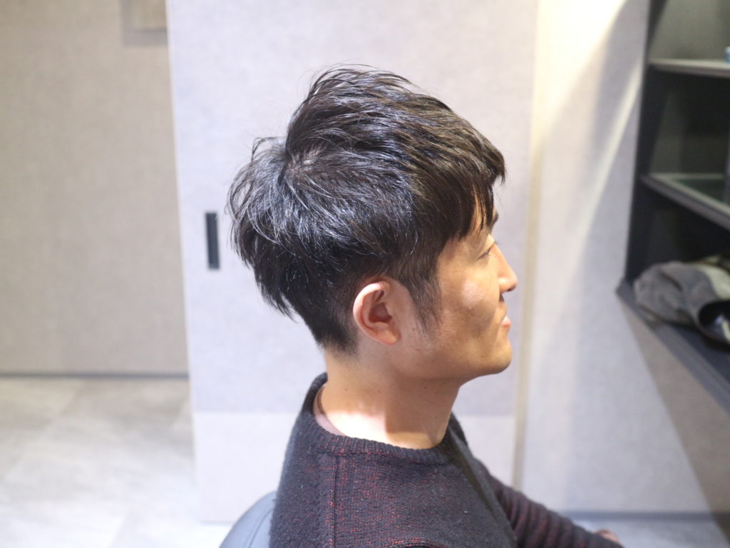カットモデルのビフォーアフターご紹介します 薄毛対策に特化した完全個室のメンズ美容室 シェアオム 香川県高松市